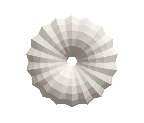 Paper torus figure eight animation